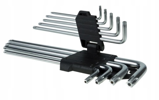 KĽÚČE TORX IMPUSUROVÉ TYP L s otvorom T10-T50 9KS