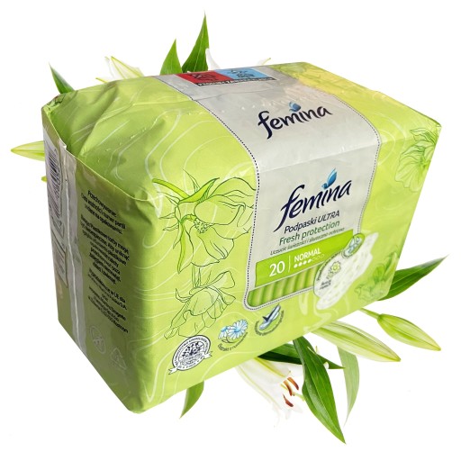 Femina Fresh Protection hygienické vložky s krídelkami 20 ks.