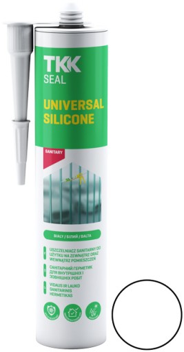 Univerzálny biely silikón 260ml TKK