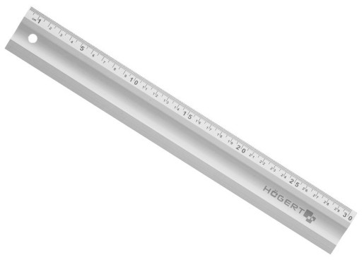 Pravítko 30 cm hliníkové Pravítko