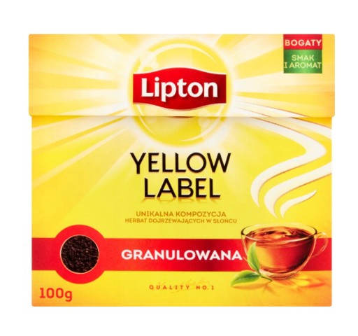 Lipton YELLOW LABEL granulovaný čierny čaj 100g