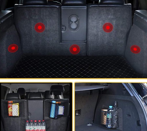 SIEŤOVÝ ORGANIZÁTOR NA VELCRO SIEŤ NA KUFOR AUTA 30X25