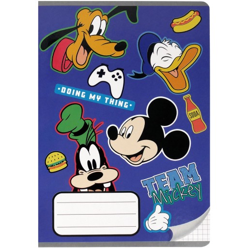 KONTROLOVANÝ ŠKOLSKÝ ZÁPISNÍK FORMÁTU A5 16 STRÁN MICKEY
