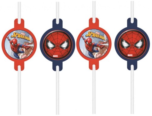Spiderman Slamky Spider-Man 4 kusy Narodeniny