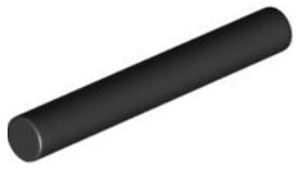 LEGO 1X3 BLADE CAN CAN BLACK 3L 17715 87994 10 KS