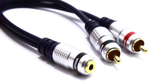ADAPTÉR AUX ADAPTÉR JACK ZÁSUVKA 3,5 STEREO 2X RCA CINCH PLUG VITALCO