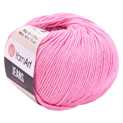 YarnArt Jeans 36 ružové