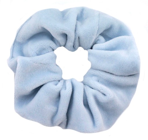 BABY BLUE SCRUNCHIE RUB NA VLASY