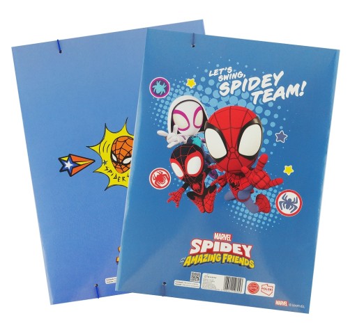 A4 Spider Man zložka s gumičkou