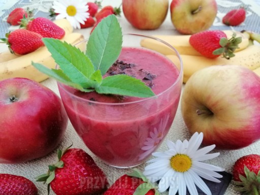 Ovocné smoothie 100% EATME Pink, 250ml