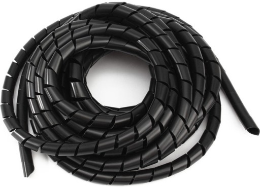 KÁBLOVÝ KRYT - ŠPIRÁLOVÝ OBAL 6mm ŠÍRKA 5m