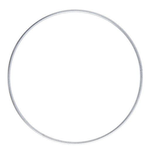 Kovový kruhový ráfik pre lapač snov strieborný 15 cm