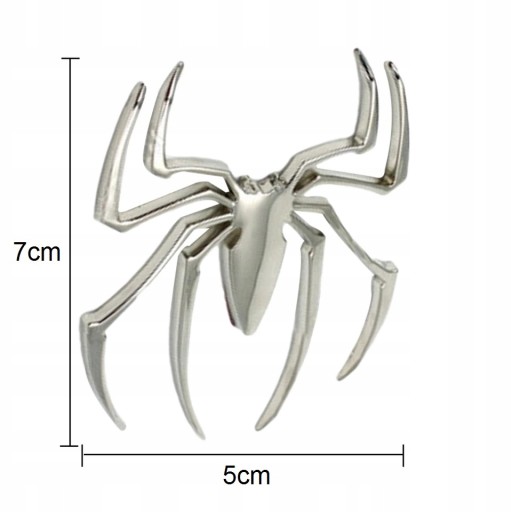 3D Spider Man Emblem Spider Tuning Chrome Tuning