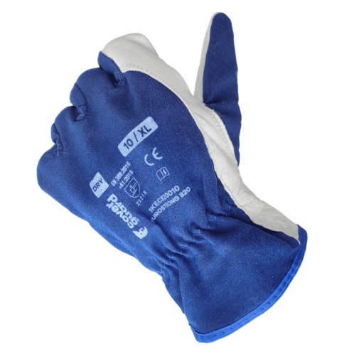 KOZIE PRACOVNÉ RUKAVICE SVETLÁ KRYTKA EUROSTRONG 820/9-L