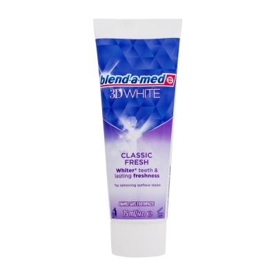Blend-A-Med Fresh 3D WHITE klasická svieža odstraňuje zafarbenie Pasta 75ML