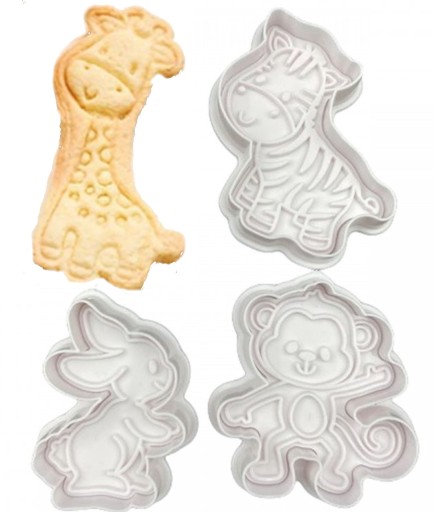 COOKIE CUTTERS vozidlá auto LIETADLO AUTO LOĎ VLAK 4