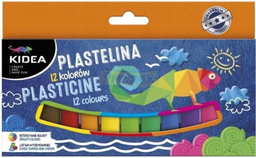 KIDEA SET PLAGÁTOVÉ FARBY + PLASTIKA 12 FARIEB.