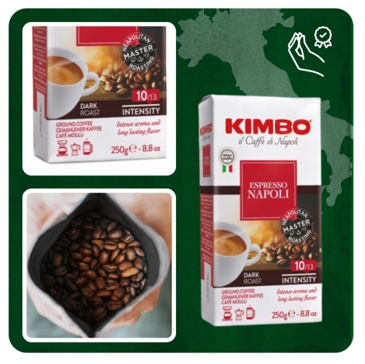 Kimbo Espresso Napoli 250g mletá káva