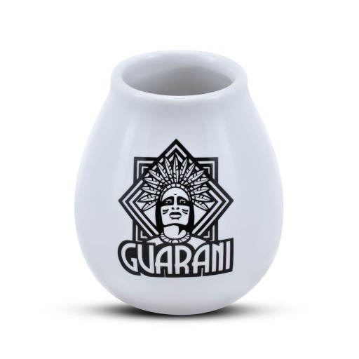 Biela keramická tekvica s logom Guarani 350 ml