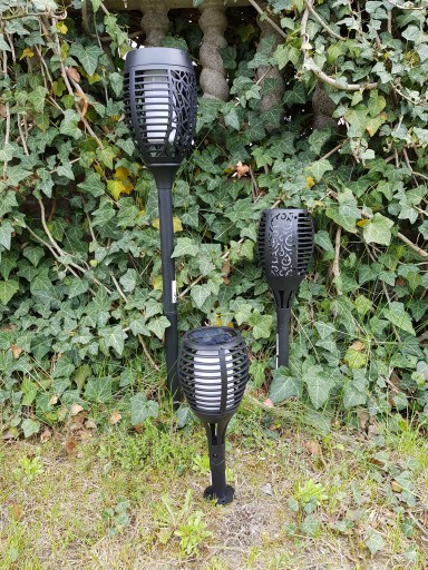 Záhradná lampa SOLAR TORCH flame 1700K M