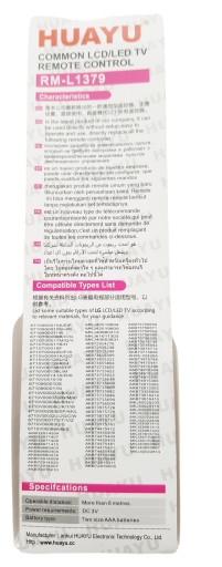 LG RM-L1379 3D DIAĽKOVÉ OVLÁDANIE NETFLIX+AMAZON