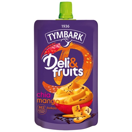 DELI&FRUITS Chia Seeds Mango Kokos bez pridaného cukru Tymbark 170 g