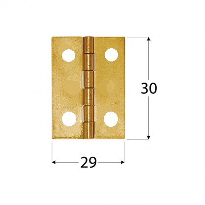 Pletený pánt ZS30 29x30x1mm 10 ks
