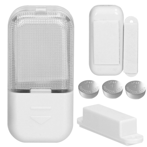 Magnetická LED lampa Virone do skrinky 1W s batériami bezdrôtová biela