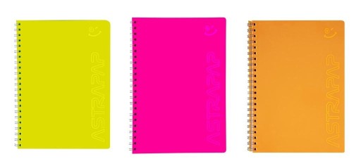 ZBIERKA A4 100 STRÁNOVÁ mriežka ASTRAPAP FLUO