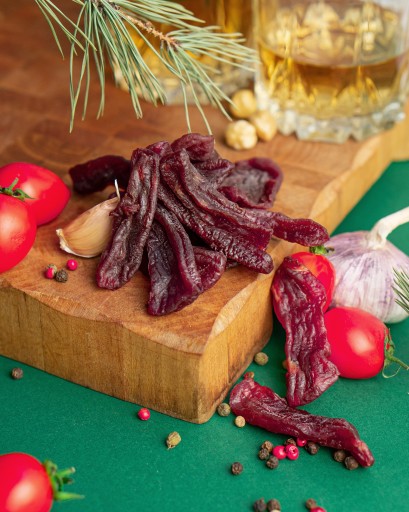 Sladké údené hovädzie trhané
