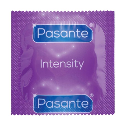 Pasante Intensity Condoms Ribbed Tabs 1 kus