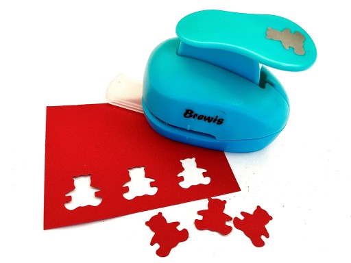 DEKORATÍVNY PUNCH NA MEDVEĎA 1,6cm (d16-09)brewis