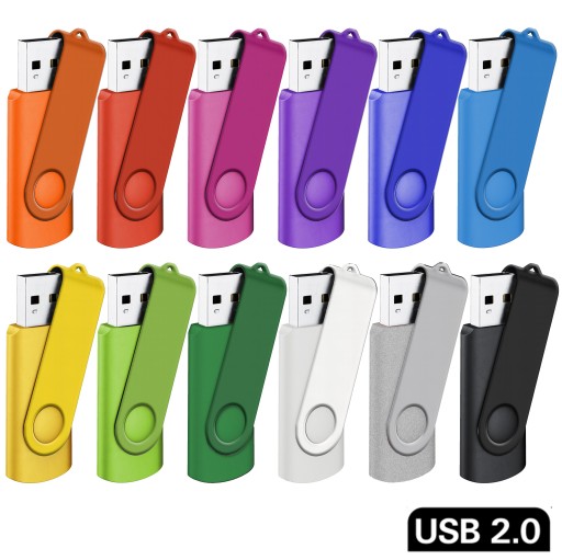 PENDRIVE MEMORY 2 GB USB TWISTER MEMORY MEDIA 2.0 – FIALOVÁ