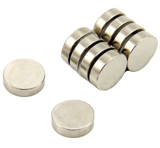 SILNÉ NEODYMIOVÉ MAGNETY SADA 10 KS