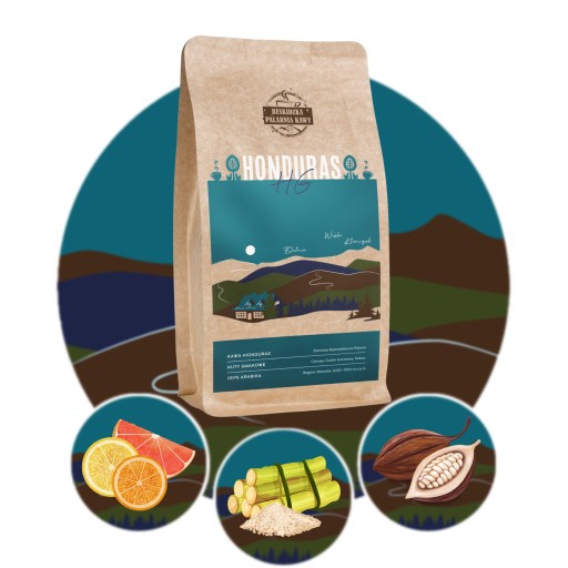 ČERSTVO PRAŽENÉ KÁVOVÉ ZRNKY HONDURAS HG 100G 100% ARABICA ŠPECIALITA