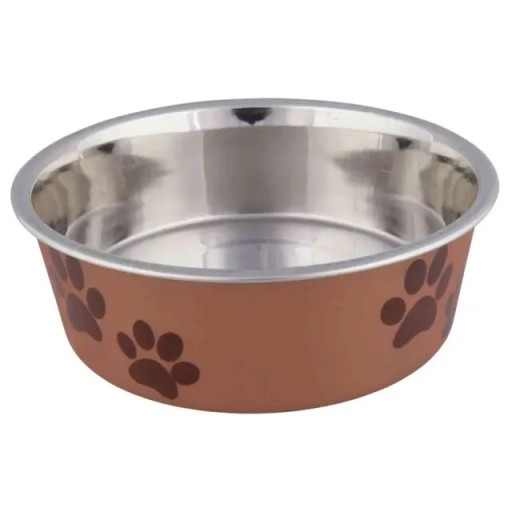 TRIXIE Kovová miska pre mačky s protišmykovým povrchom 0,45l / 14cm