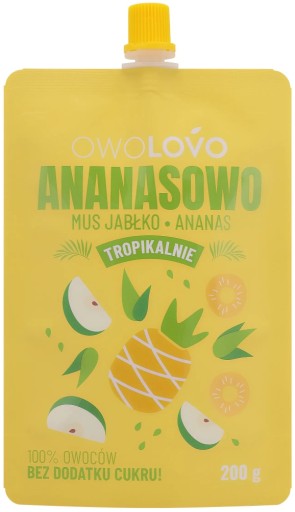 OWOLOVO SET TROPICKÁ PENA MIX 4 PRÍCHUTI | OVOCIE NATURAL bez CUKRU