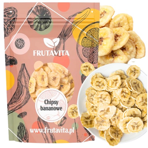 Banánové lupienky 500g SUŠENÝ BANÁN BEZ KONZERVANTOV PRÉMIOVÁ KVALITA