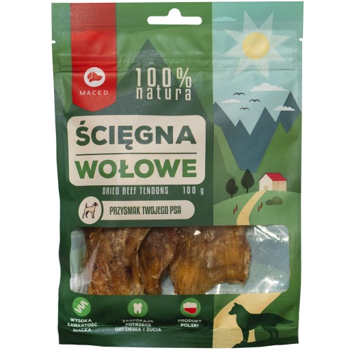 Maced hovädzie šľachy pes žuvanie 100g