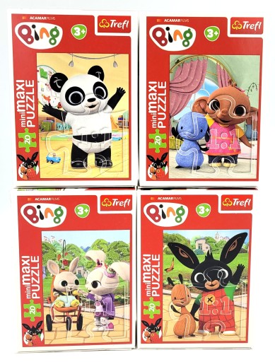 1 ks PUZZLE MINI MAXI 20 EL RABBIT BUNNY BING