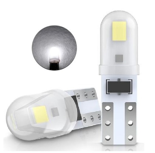24V TIR - 1x T5 LED 3014 Čip 2SMD biely - 6000K (hodiny, doska)