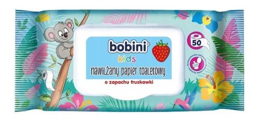 Bobini KIDS TOALETNÝ PAPIER VLHČENÝ 50 KS