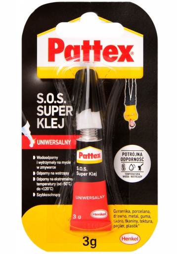 PATTEX LEPIDLO RÝCHLOSCHNÚCA OMÁČKA KOV SKLO PLAST