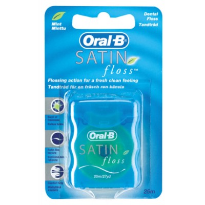 ORAL-B Satin Floss mätová zubná niť 25 m