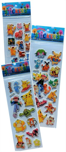 KONVEXNÉ NÁLEPKY PRE DETI AVENGERS ELSA POKEMON ZMRZNUTEJ Tlapkovej patroly