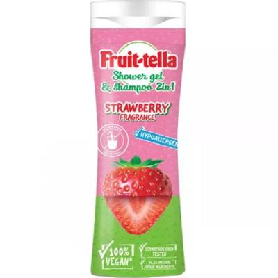 Sprchový gélový šampón Fruit-Tella Strawberry 300 ml