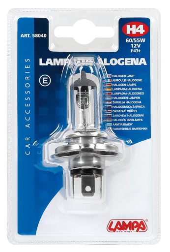 H4 žiarovka 60/55W blister LAMP