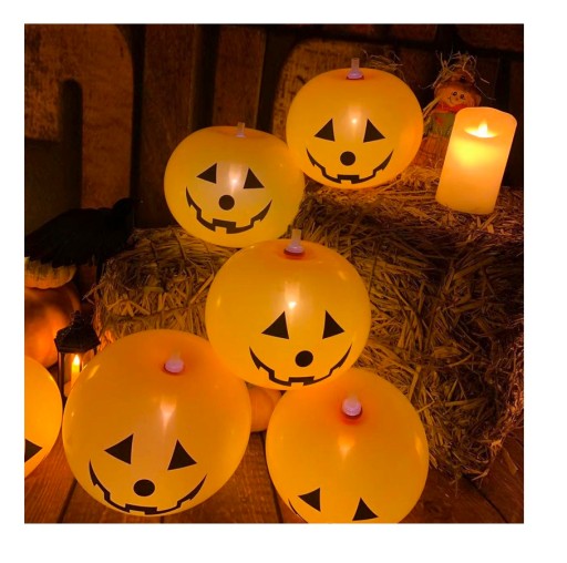 Halloween tekvicový oranžový žiariaci balón