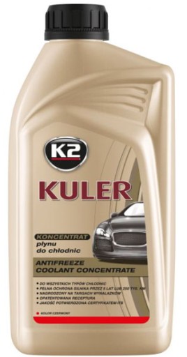 K2 KULER RED Koncentrát pre radiátory G12/G12+