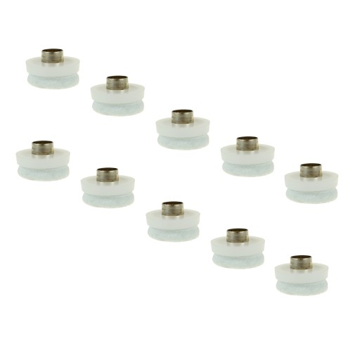 20 x klzák s kruhovou plstenou nábytkovou nohou 22 mm